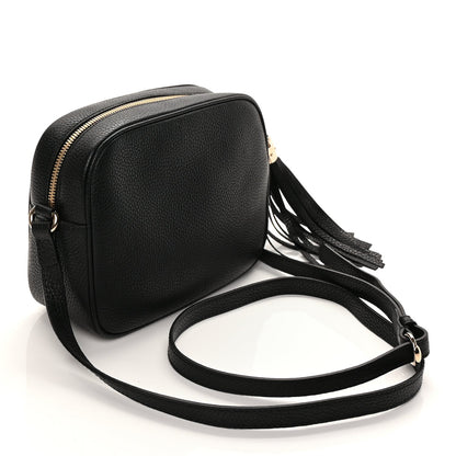 Gucci Pebbled Calfskin Small Soho Disco Bag Black 2 of 8