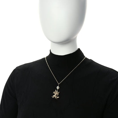 Christian Dior Pearl Reve D'Infini  Necklace  Gold White 2 of 5