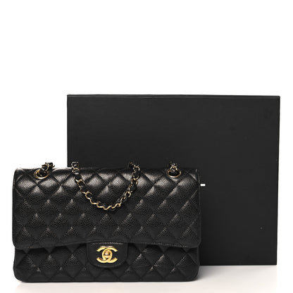 Chanel Caviar Quilted Medium Double Flap Black 12 of 12