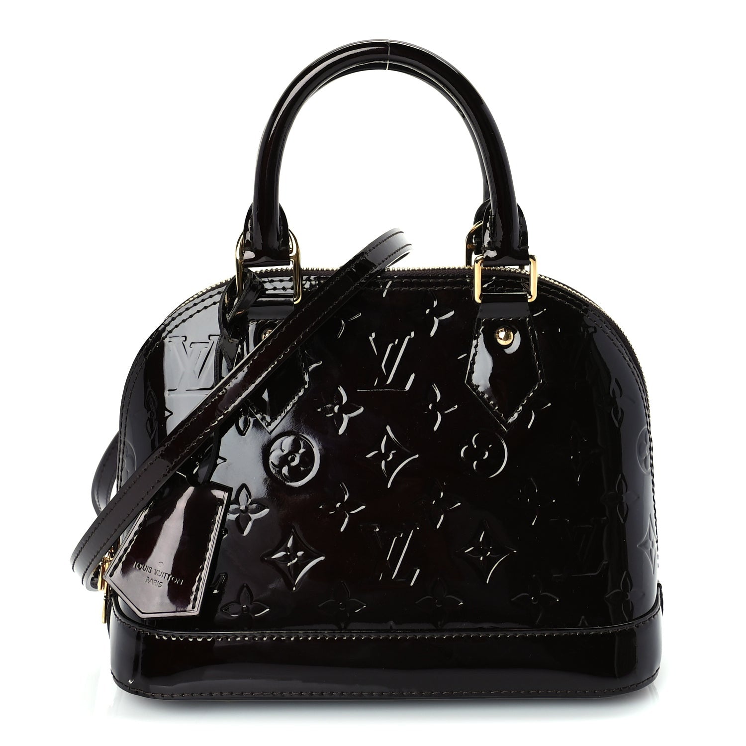 Louis Vuitton Vernis Alma BB Amarante 1 of 8