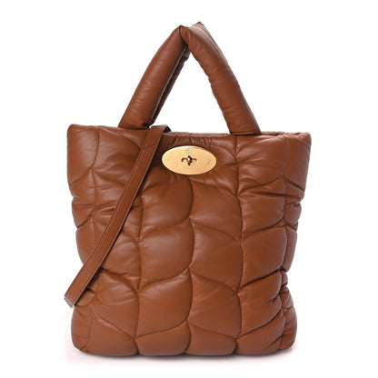 Mulberry Nappa Pillow Quilted Big Softie Tote Tobacco 1 of 8