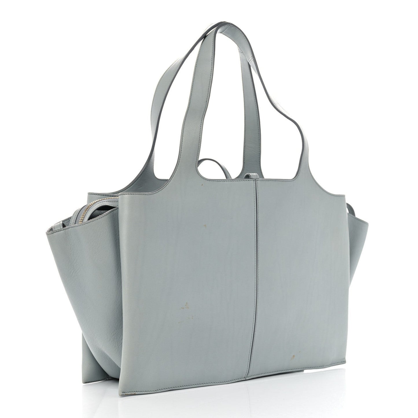 Smooth Calfskin Medium Tri-Fold Bag Cloud