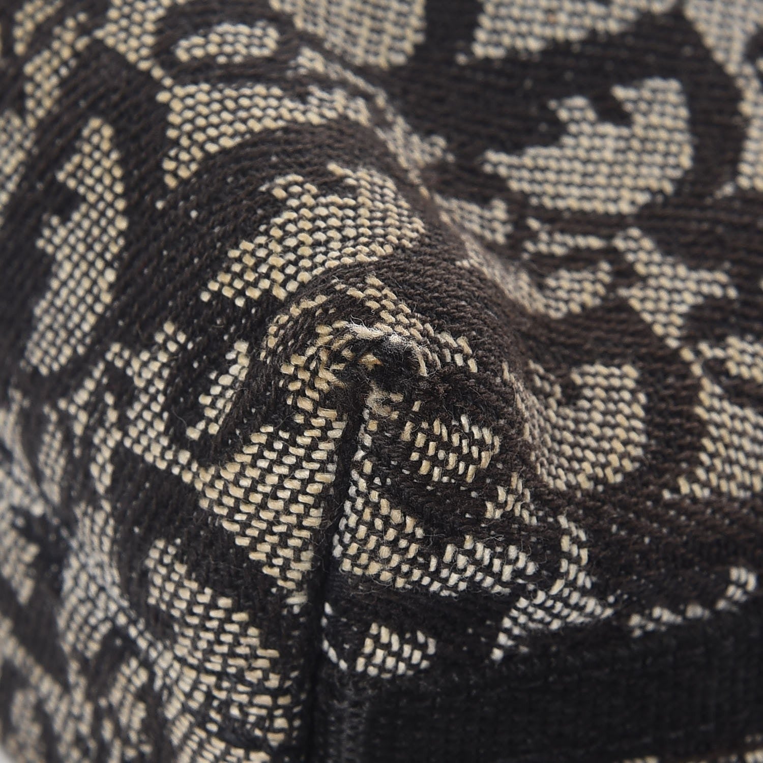 Christian Dior Monogram Shoulder Bag Pochette Black 11 of 12