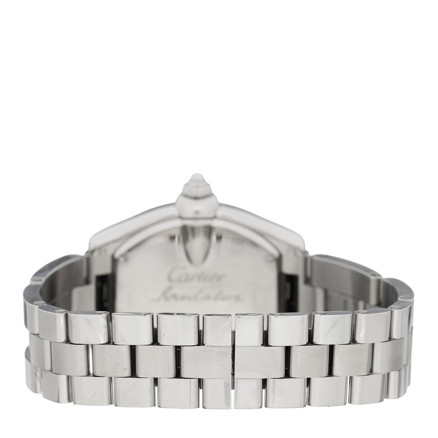 Cartier Stainless Steel 31mm Roadster Quartz Watch Pink 3 of 4