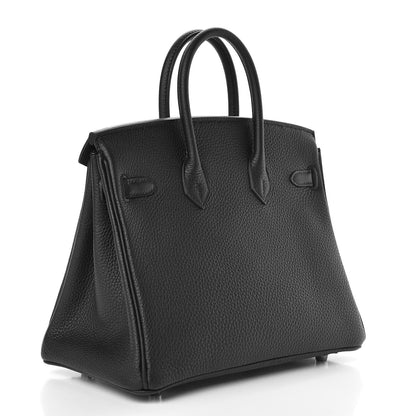 Hermes Togo Birkin 25 Black 3 of 27