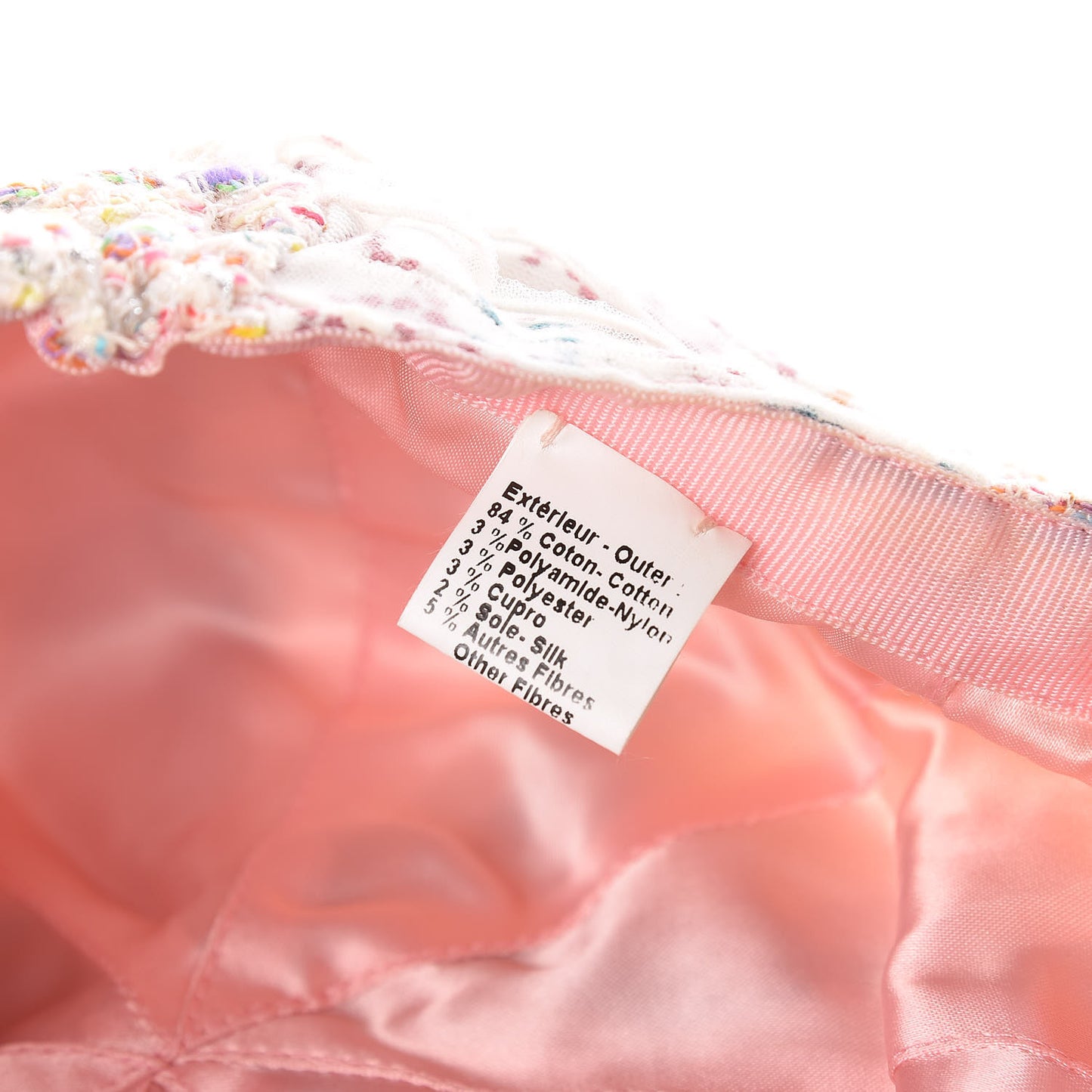 Fabric Patchwork Cap Hat M Multicolor