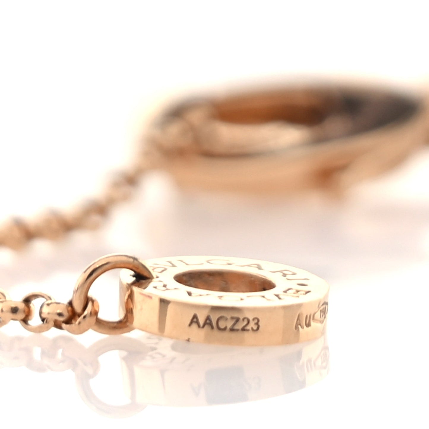 18K Rose Gold B.Zero1 Pendant Necklace