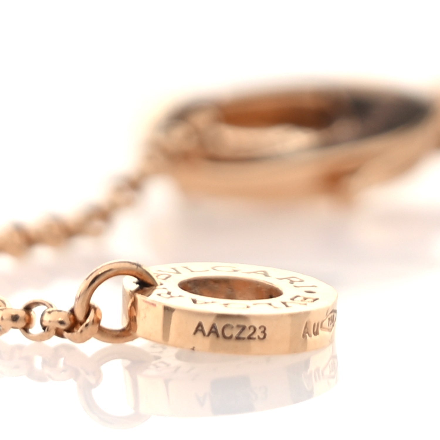 Bvlgari 18K Rose Gold B.Zero1 Pendant Necklace 5 of 6