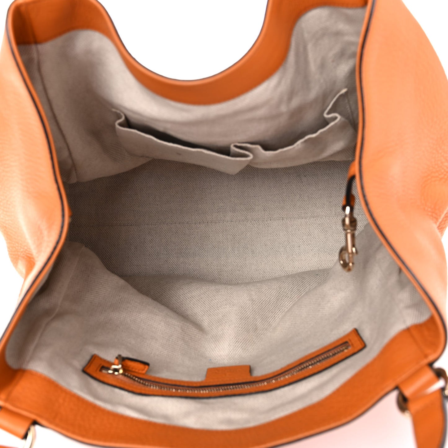 Pebbled Calfskin Medium Soho Shoulder Bag Curcuma