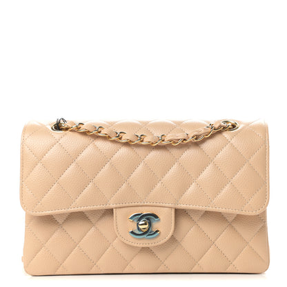 Chanel Caviar Quilted Small Double Flap Beige 1 of 10