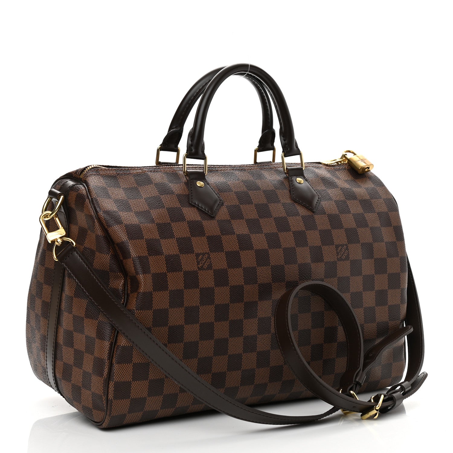Louis Vuitton Damier Ebene Speedy Bandouliere 35 3 of 11