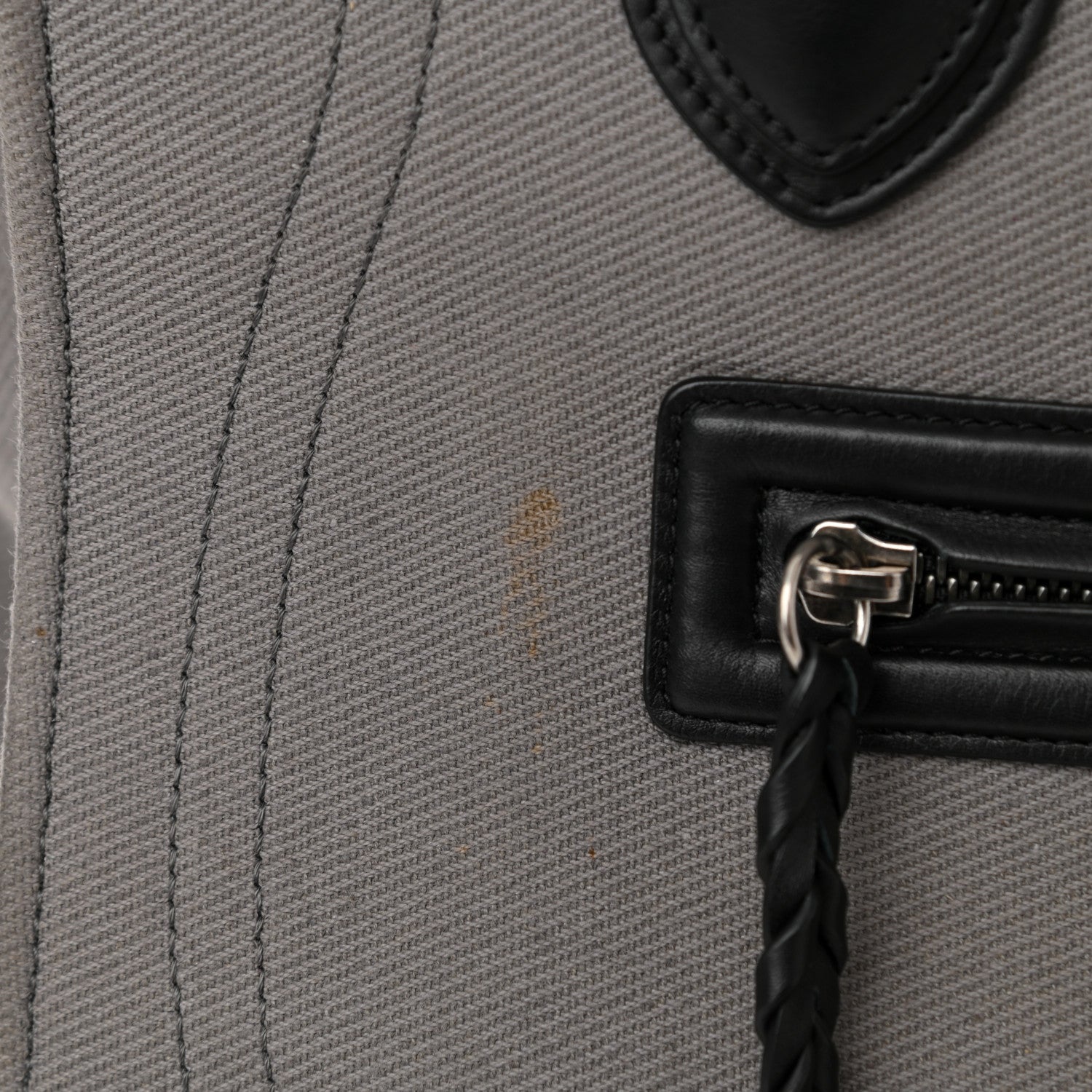 Celine Cotton Canvas Medium Phantom Luggage Grey 12 of 15