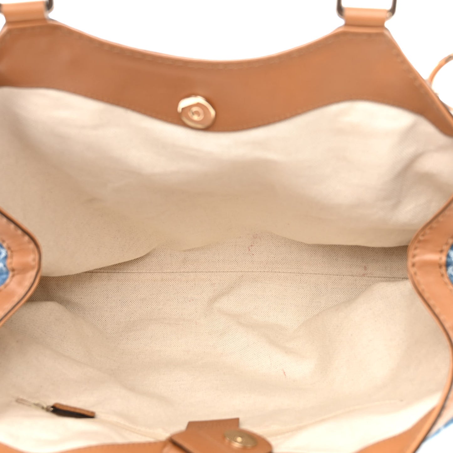 Denim Monogram Medium Sukey Tote Blue