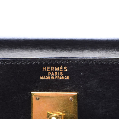 Hermes Box Kelly Retourne 32 Black 17 of 49