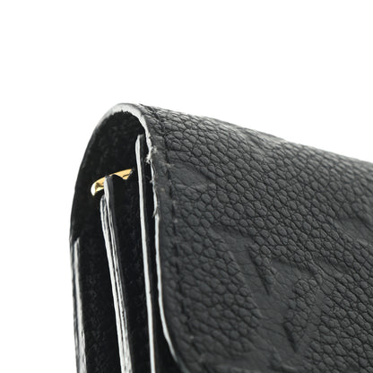 Louis Vuitton Empreinte Ariane Wallet Black 8 of 9