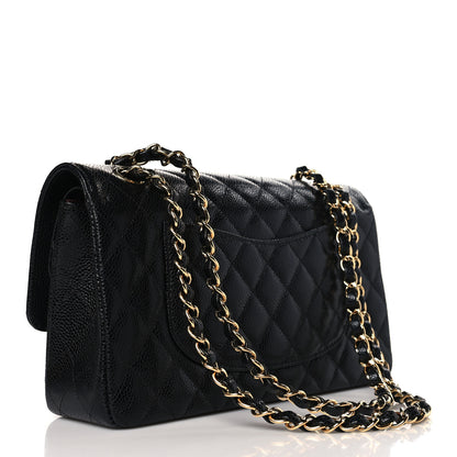Chanel Caviar Quilted Medium Double Flap Black 3 of 9