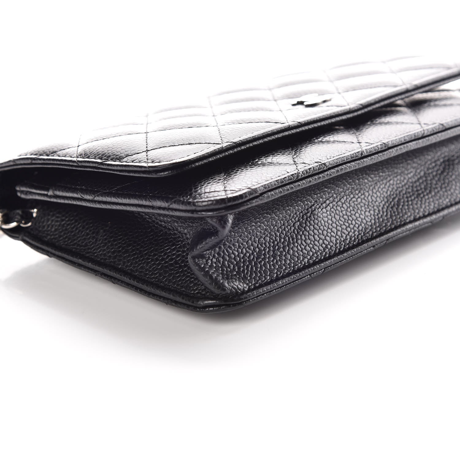 Chanel Caviar Quilted Wallet On Chain WOC Black 9 of 11