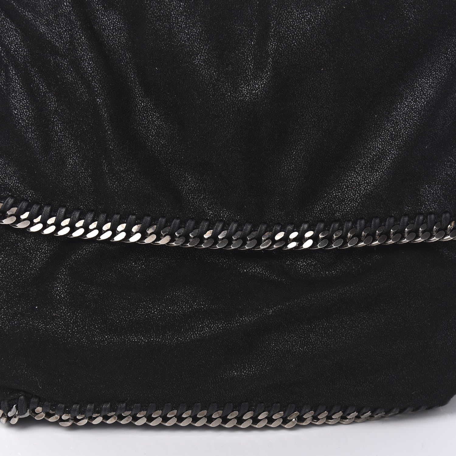 Stella McCartney Chamois Shiny Dotted Falabella Bucket Bag Ruthenium 9 of 9
