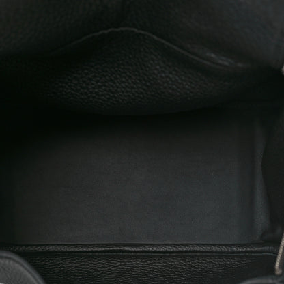 Hermes Taurillon Clemence Lindy 26 Black 5 of 11