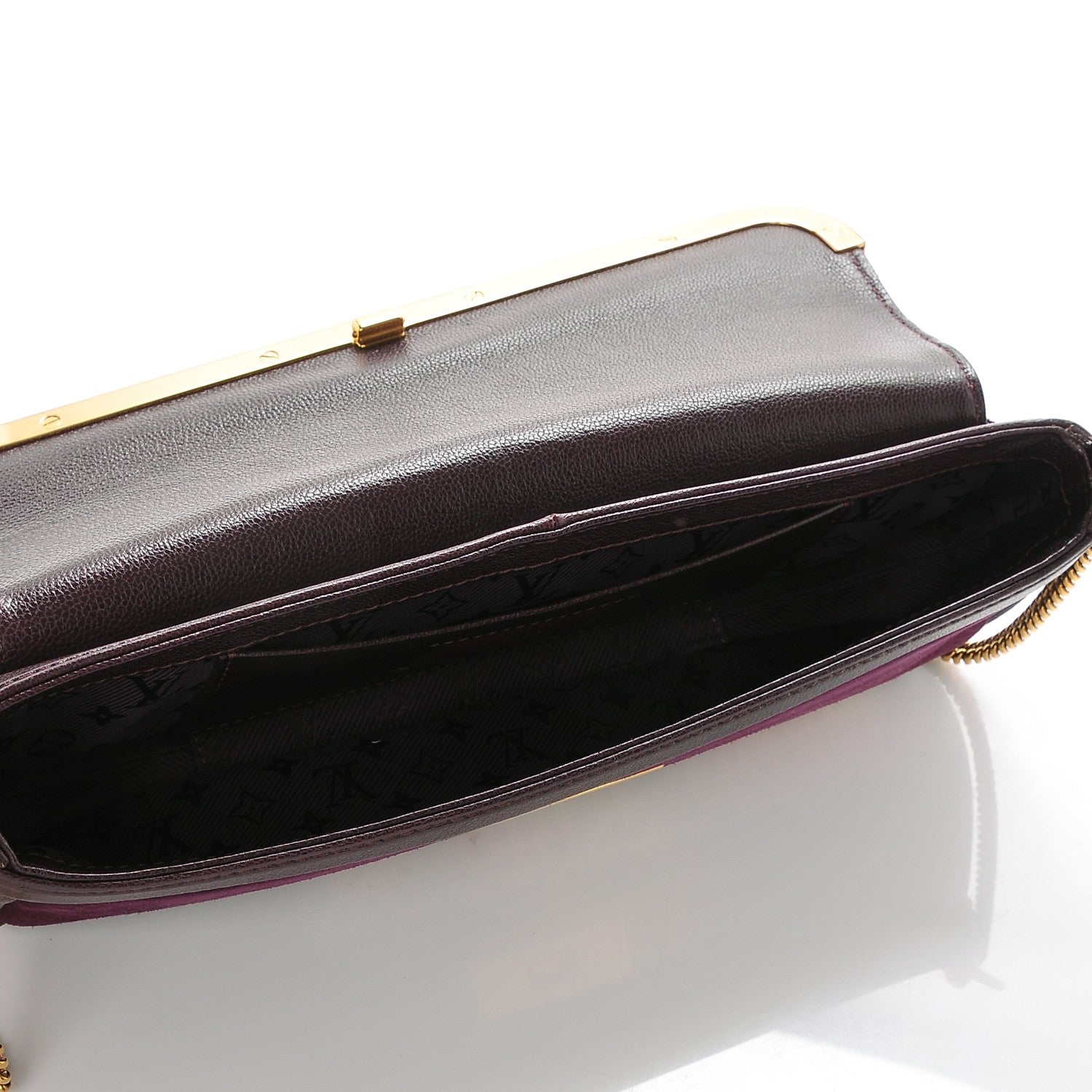 Louis Vuitton Chevre Suede Crystal Avant Garde Pochette Prune 5 of 6