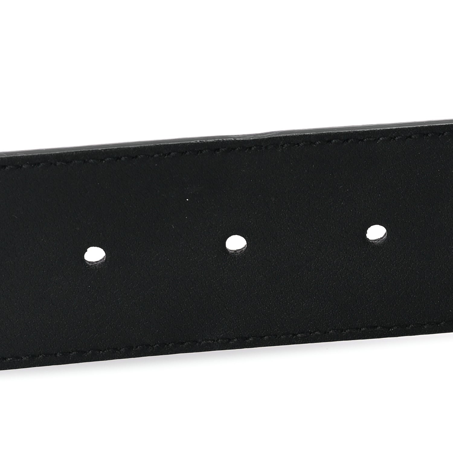 Gucci Calfskin Double G 40mm Belt 75 30 Black 4 of 5