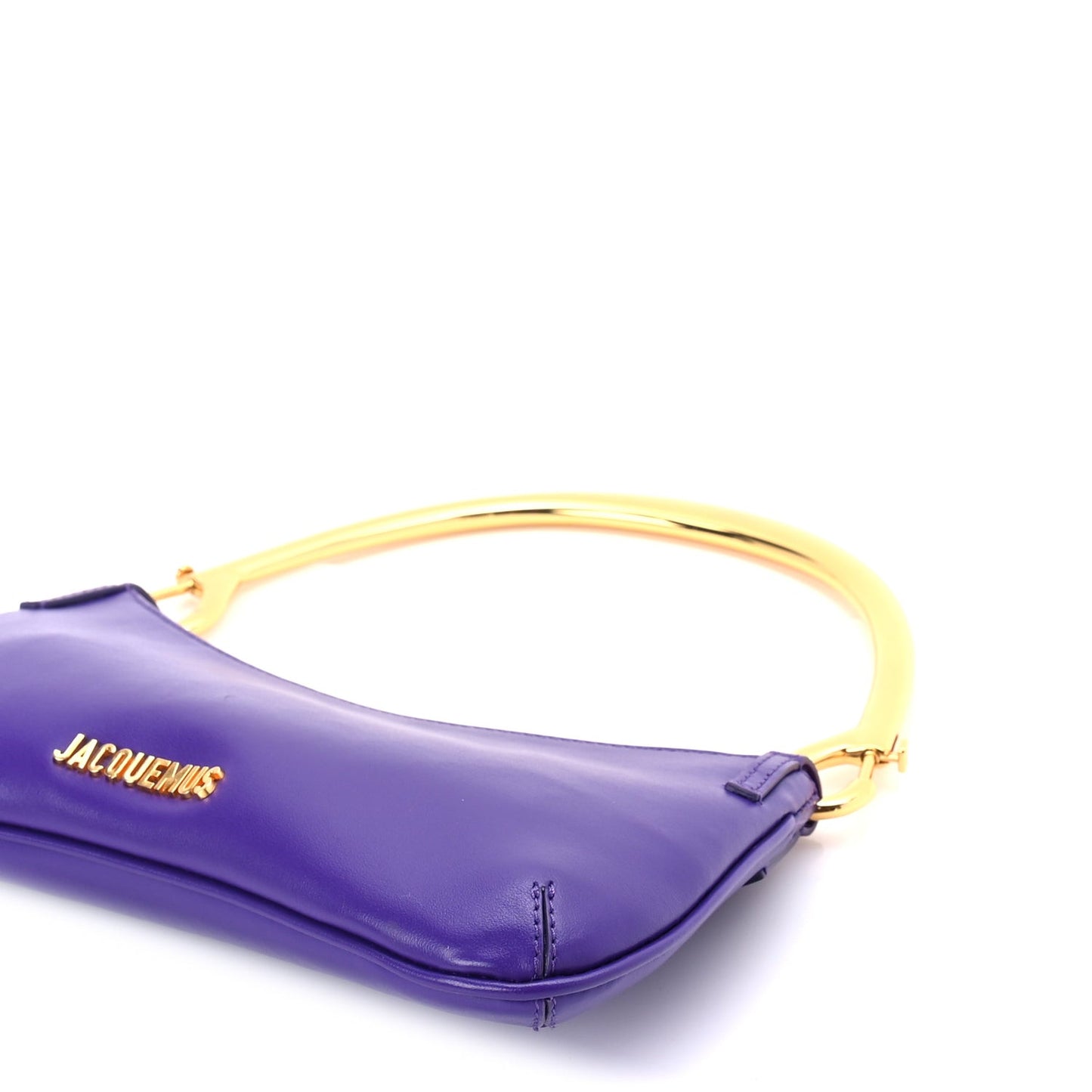Smooth Calfskin Le Bisou Mousqueton  Purple