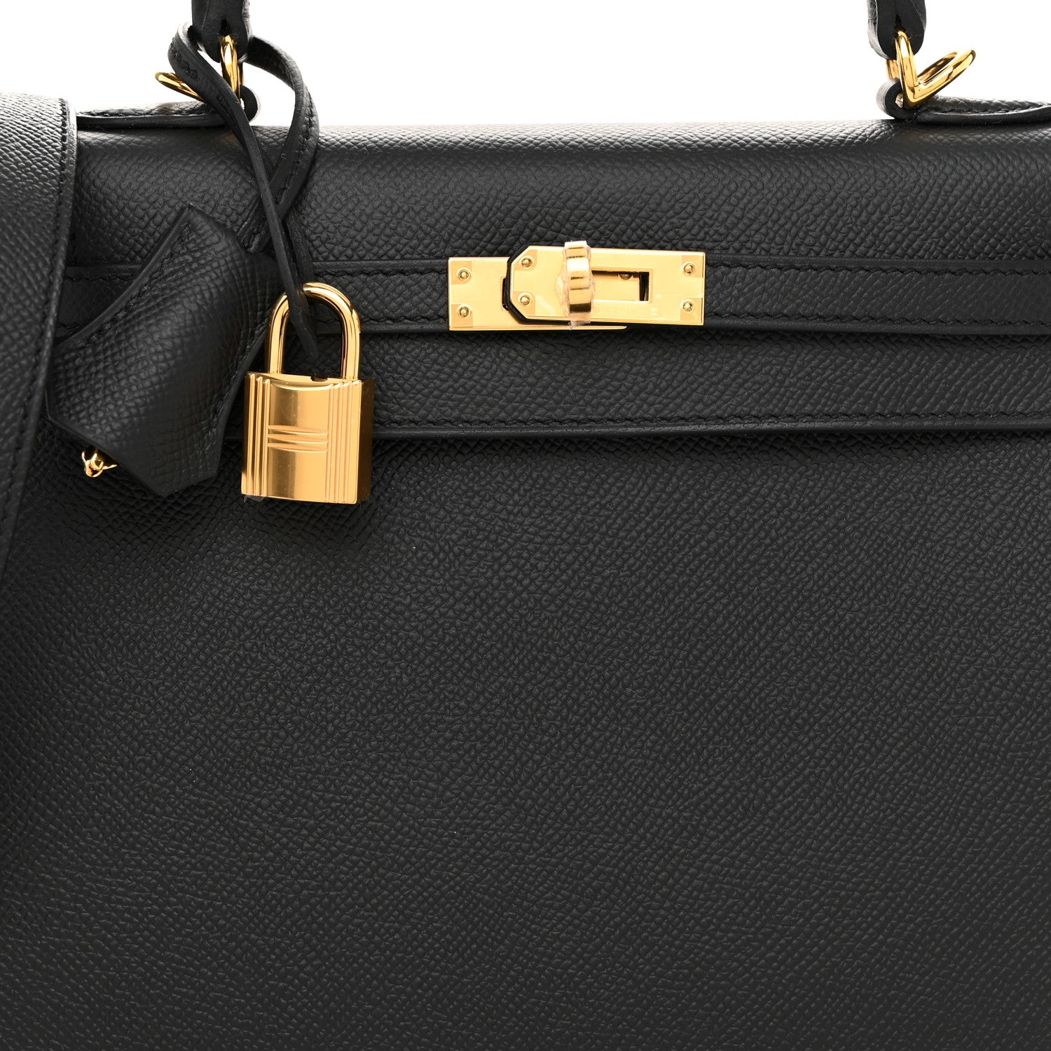 Hermes Epsom Kelly Sellier 25 Black 8 of 11