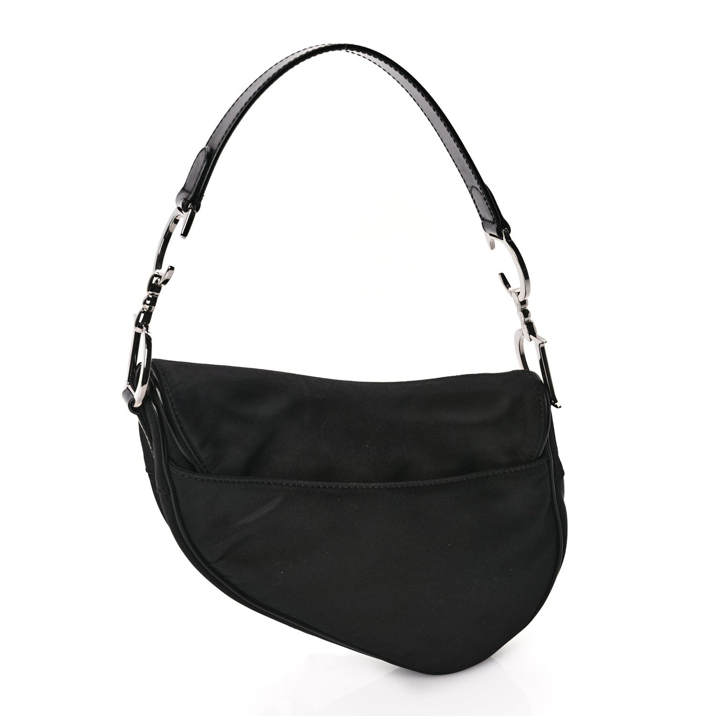 Nylon Saddle Bag Black