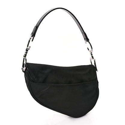 Christian Dior Nylon Saddle Bag Black 2 of 8