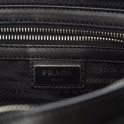 Prada Saffiano Travel Wristlet Bag Black 8 of 9