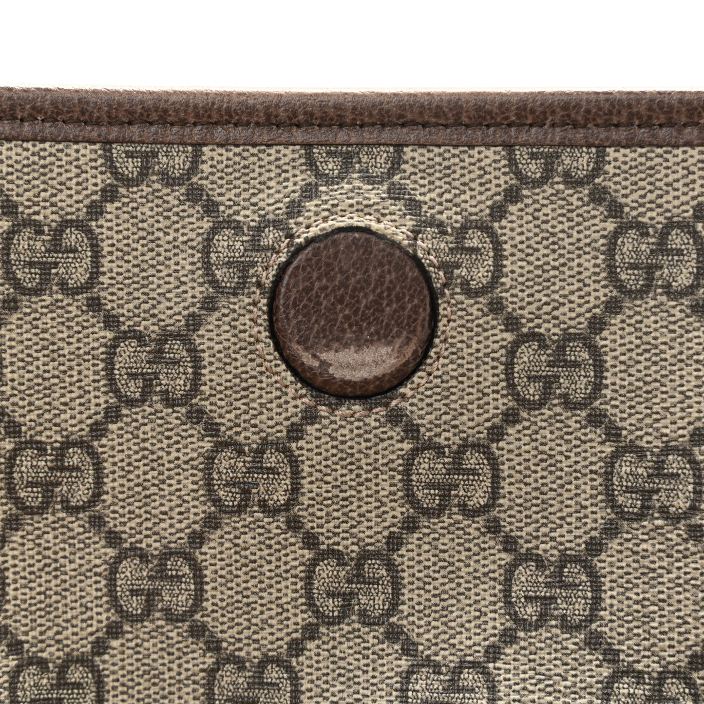 GG Supreme Monogram Neo Vintage Web Belt Bag Brown