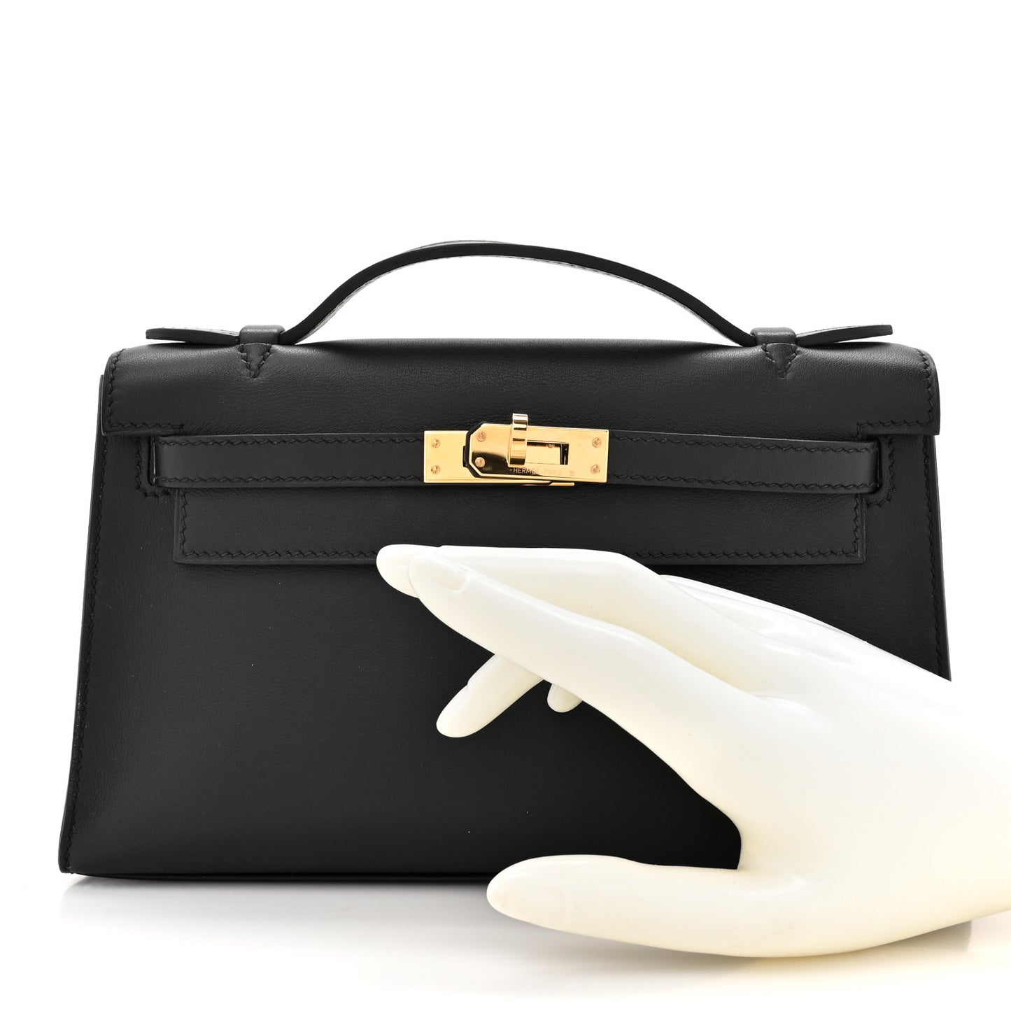 Swift Kelly Pochette Clutch Black