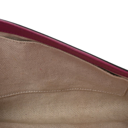 Gucci Soft Patent Medium Soho Clutch Bright Bougainvillea 5 of 7
