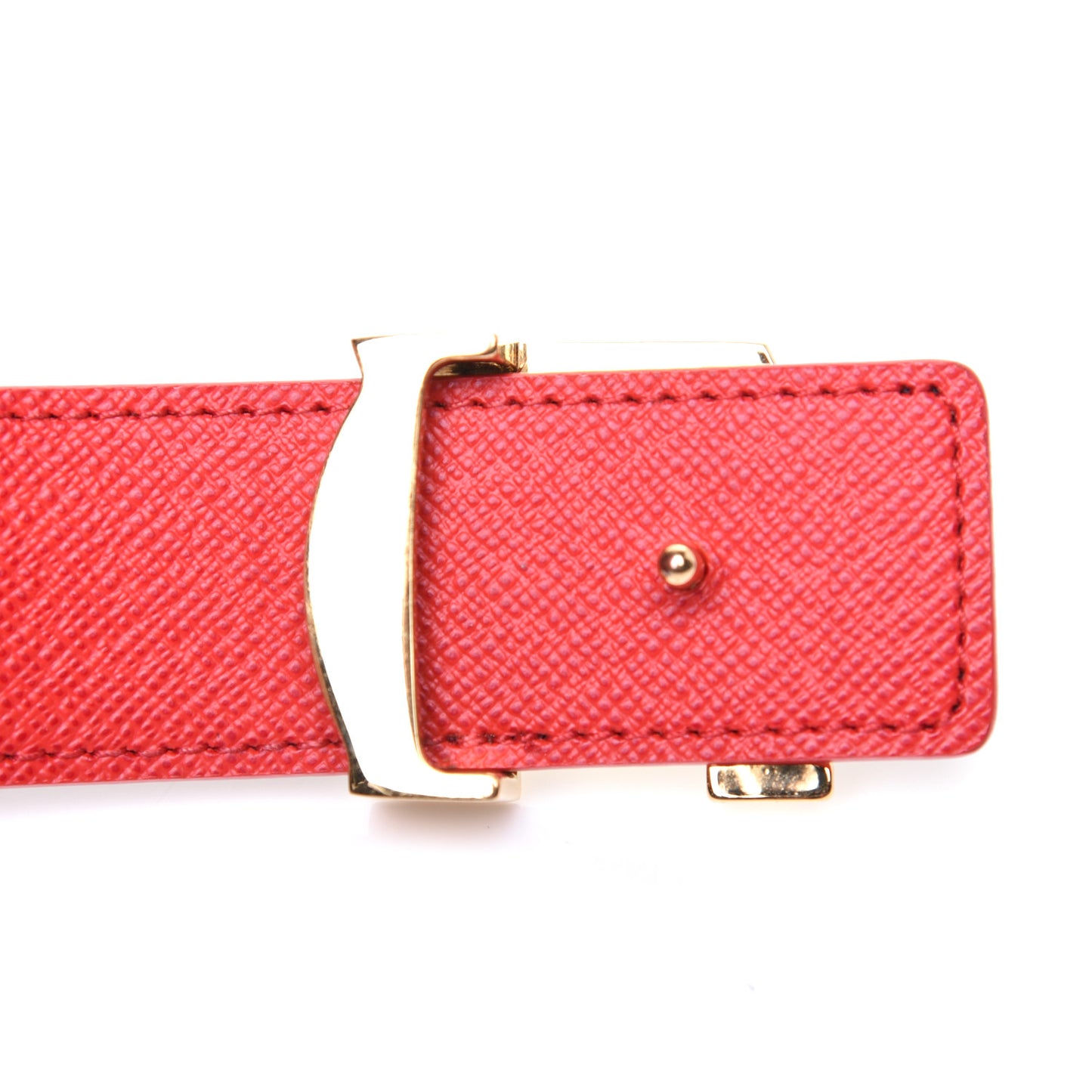 Monogram 30mm LV Initiales Reversible Belt 80 32 Coquelicot