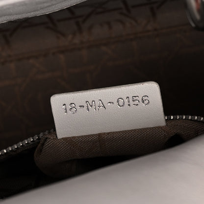 Christian Dior Lambskin Cannage Mini Lady Dior White 7 of 14