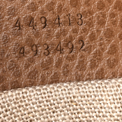 Gucci Monogram Mini Bree Messenger Bag Beige Tabacco 7 of 7