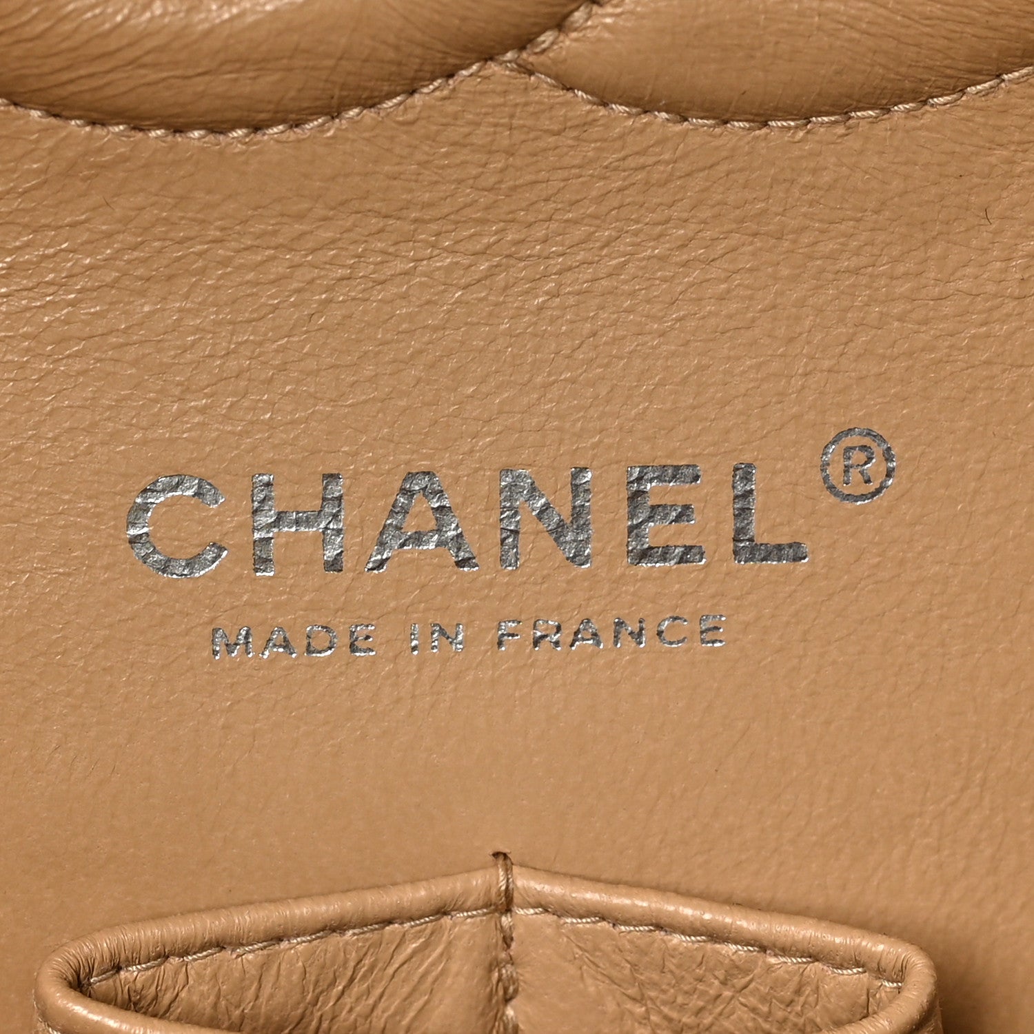 Chanel Caviar Quilted Medium Double Flap Beige 6 of 8