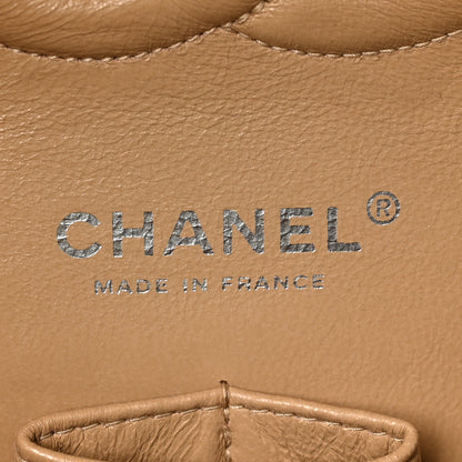 Chanel Caviar Quilted Medium Double Flap Beige 6 of 8