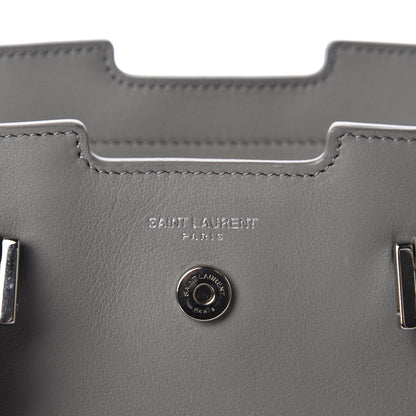 Saint Laurent Calfskin Monogram Baby Cabas Fog 7 of 14