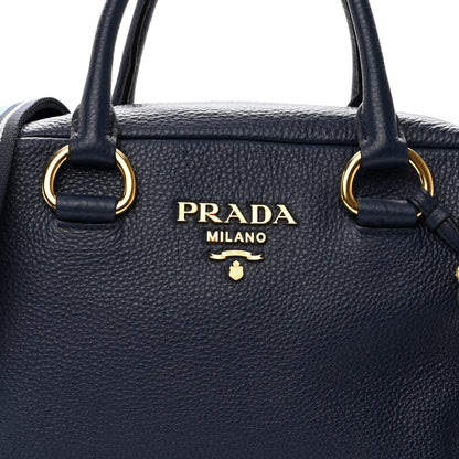 Prada Vitello Phenix Bauletto Baltico 7 of 9