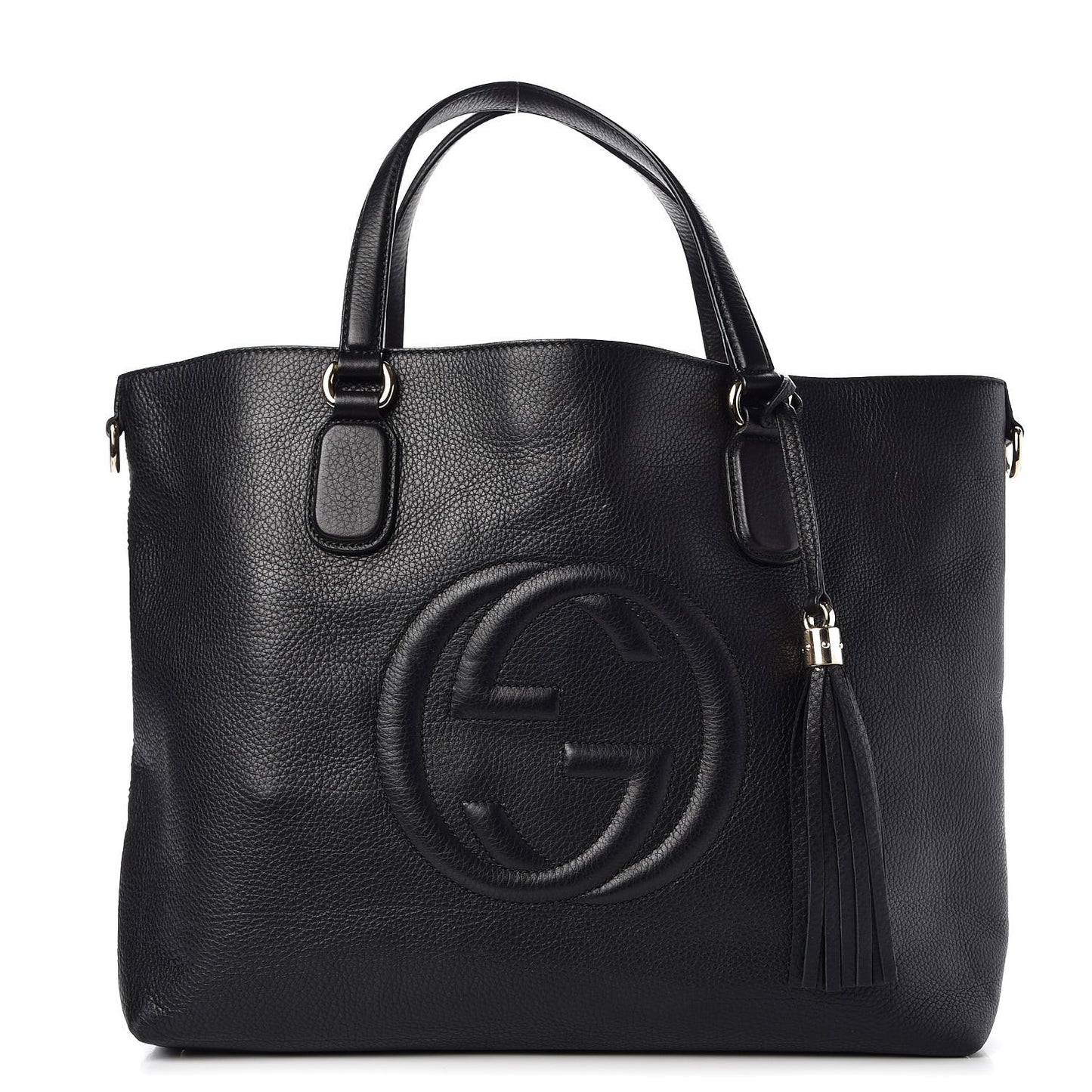 Cellarius Calfskin Large Soho Working Tote Black