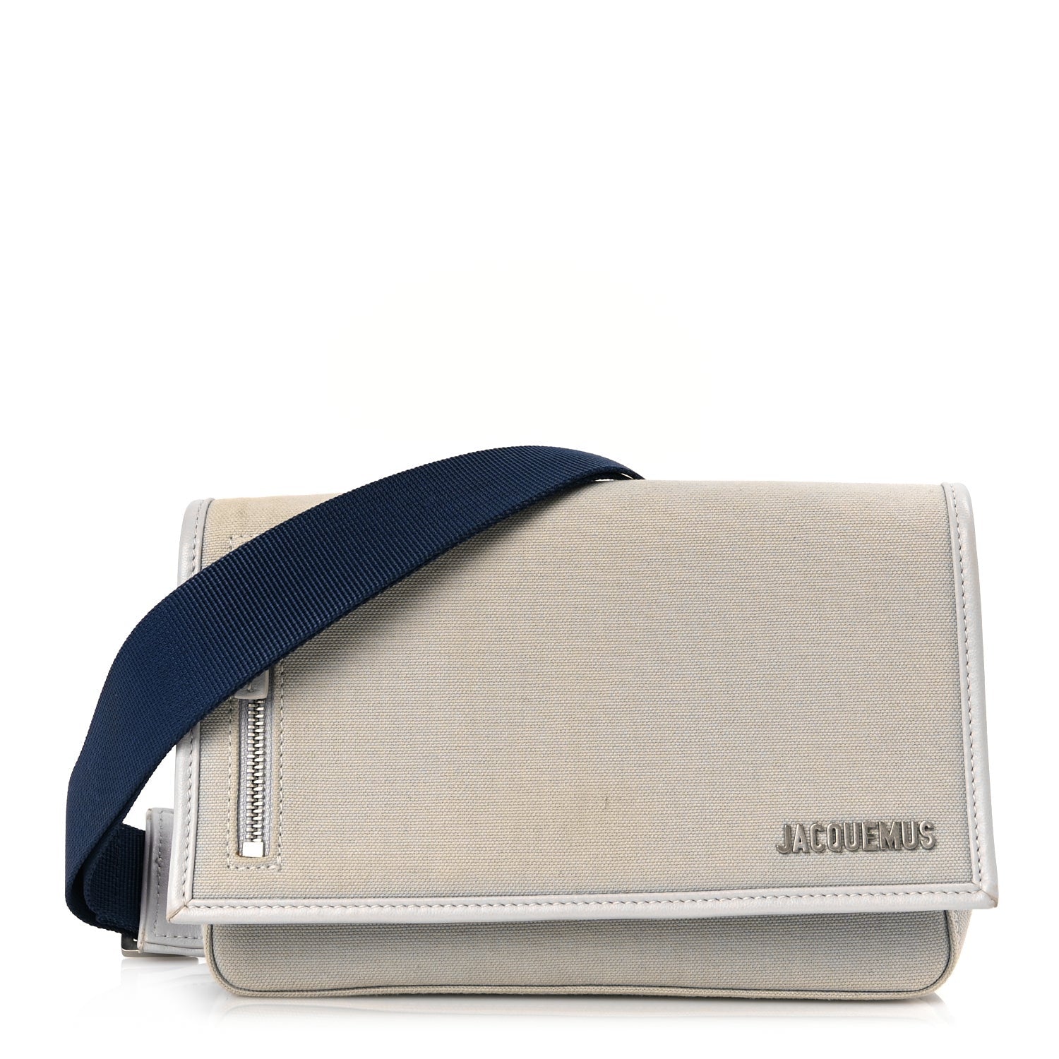 Jacquemus Canvas Le Messageru Bag  Grey 1 of 8