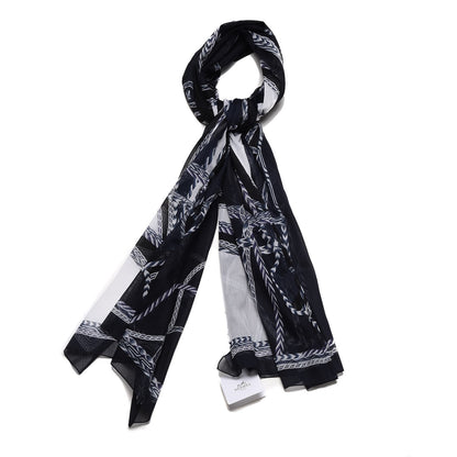 Hermes Cotton Robe Du Soir Pareo Marine 1 of 5