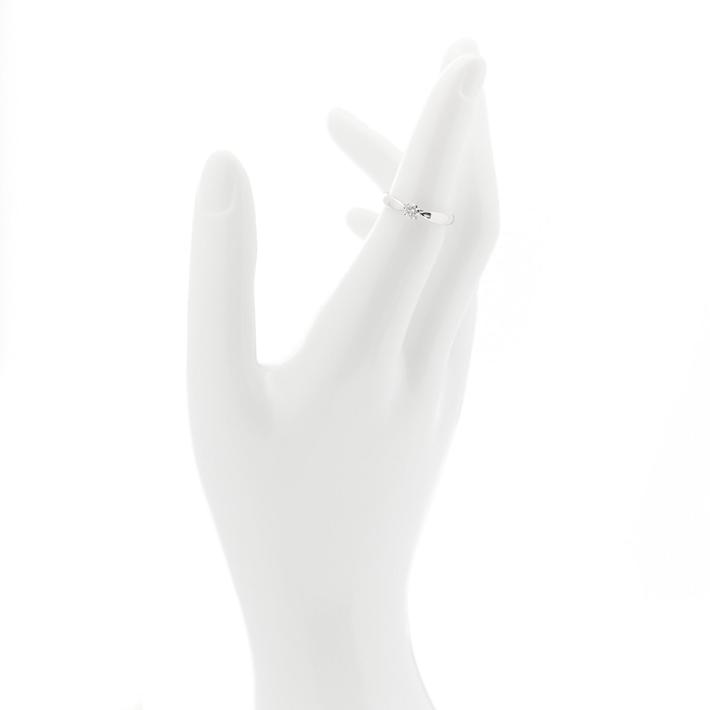 Platinum Diamond .19ct Harmony Solitaire Engagement Ring 49 5