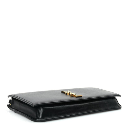 Saint Laurent Smooth Calfskin Monogram Phone Holder Crossbody Black 3 of 8