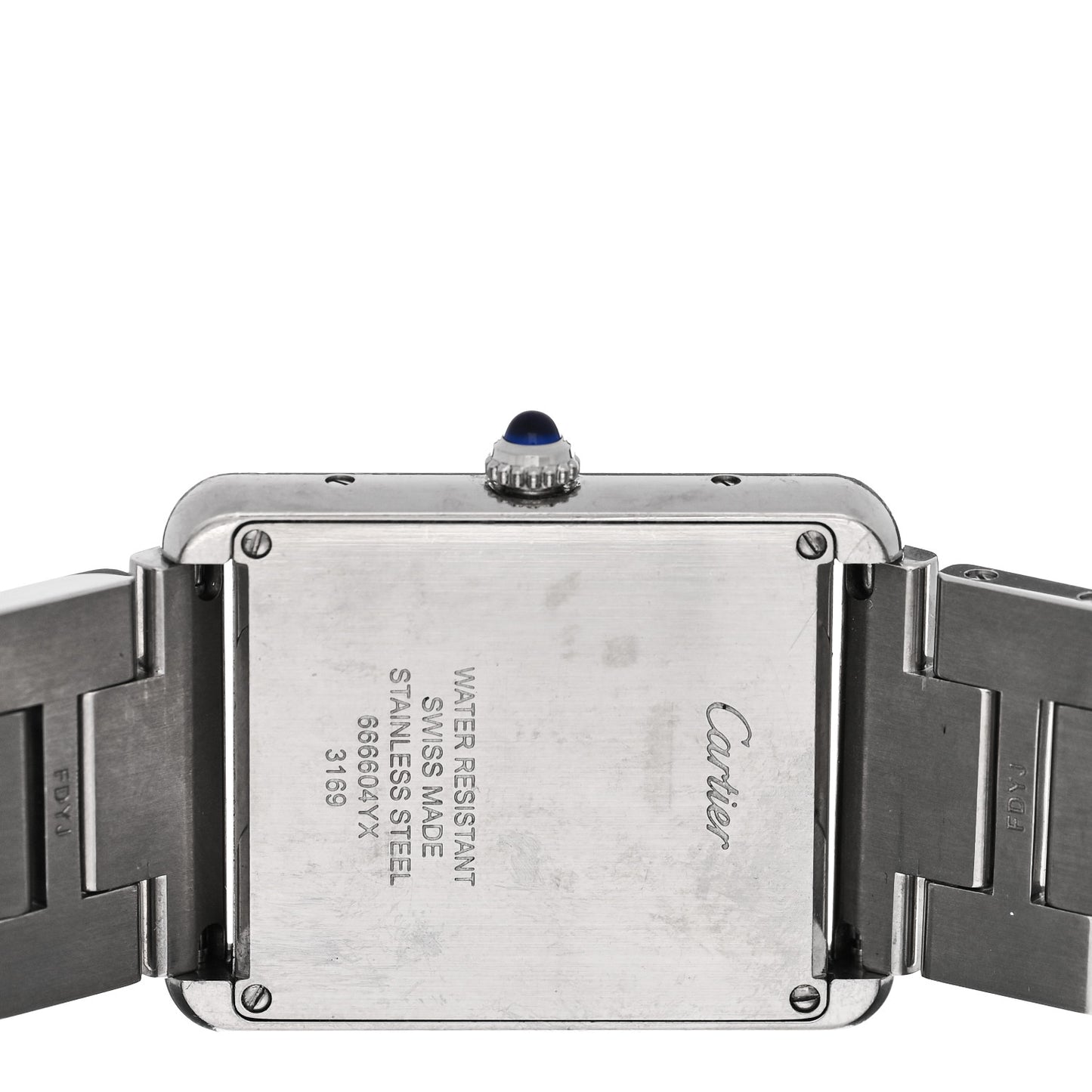 Stainless Steel 27mm Tank Solo Quartz Watch