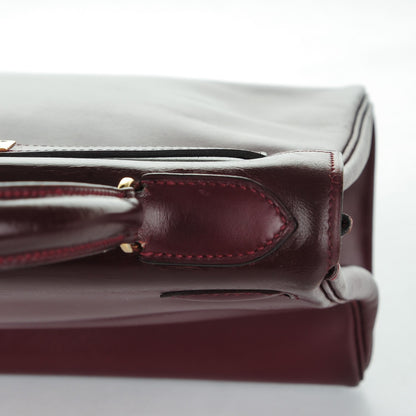 Hermes Box Kelly Retourne 28 Rouge H 9 of 29