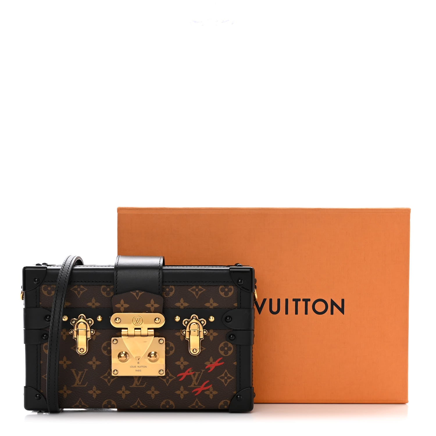 Louis Vuitton Monogram Petite Malle Black 15 of 15