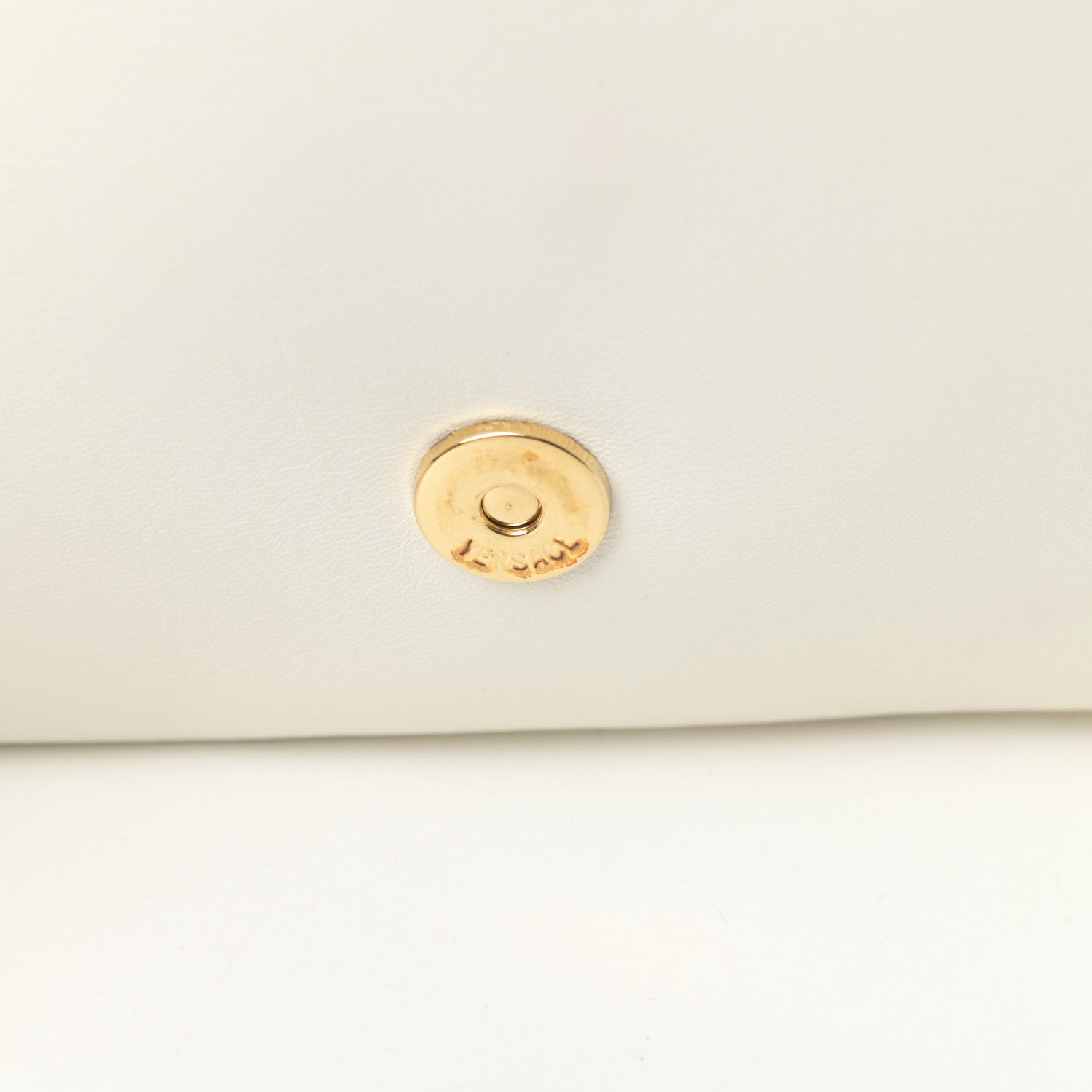 Versace Calfskin Palazzo Chain Evening Bag White 12 of 12
