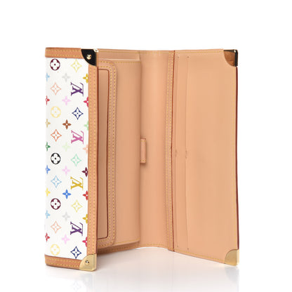 Louis Vuitton Monogram Multicolor Porte Tresor International Wallet White 7 of 10